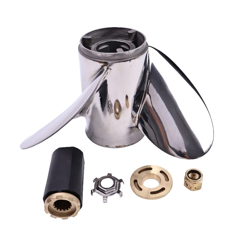 14 5/8 x 25 Pitch Right Tempest Plus Propeller Impeller 48-8M0151386 for Mercury Outboard 135-400HP Command Thrust 90-115HP Alpha Bravo One