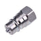 1/4" Body x 1/4" BSP Thread Male & Female Hydraulic Coupler Kit for Tractor Loader Excavator
