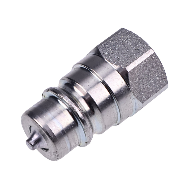1/4" Body x 1/4" BSP Thread Male & Female Hydraulic Coupler Kit for Tractor Loader Excavator