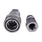 1/4" Body x 1/4" BSP Thread Male & Female Hydraulic Coupler Kit for Tractor Loader Excavator