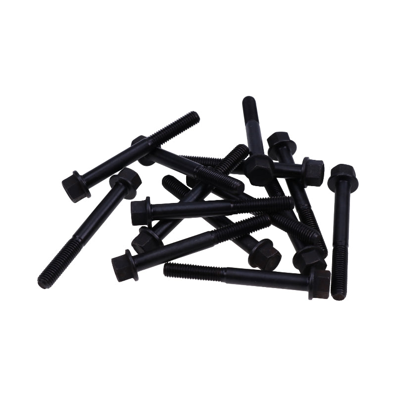 14 Pieces Cylinder Head Bolt 6670353 for Kubota Engine D722 D902 Bobcat Excavator 418 E08 E10 E14 E16 E17 E19 E20 Loader 453 463 MT50 MT52 MT55 MT85