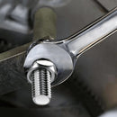 14 Pieces SAE Combination Wrench Set (3/8" to 1-1/4") with Roll-Up Storage Pouch