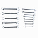 14 Pieces SAE Combination Wrench Set (3/8" to 1-1/4") with Roll-Up Storage Pouch