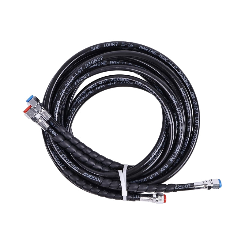 16FT Hydraulic Hose Kit HO-5116 for SeaStar Outboard Steering Boat Teleflex Marine