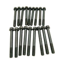 18Pcs Cylinder Head Bolt 1C010-03450 for Kubota Engine V3300 V3600 V3800 Tractor M100 M105 M108 M6800 M8540