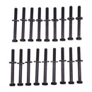 18 Pieces Cylinder Head Bolt 14-32145-01 94455667 81072300 81012800 T09003-00 for Isuzu Engine 4JH1-TC 4JB1-T 4JB1-TC 4JG2 4JG2T 4JG2TC
