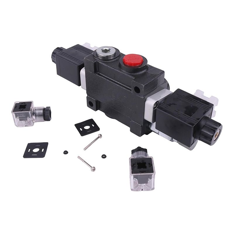 1 Spool Solenoid 12V DC Hydraulic Control Valve Double Acting HCV-S1x13 for Valve 13 GPM 3600 PSI