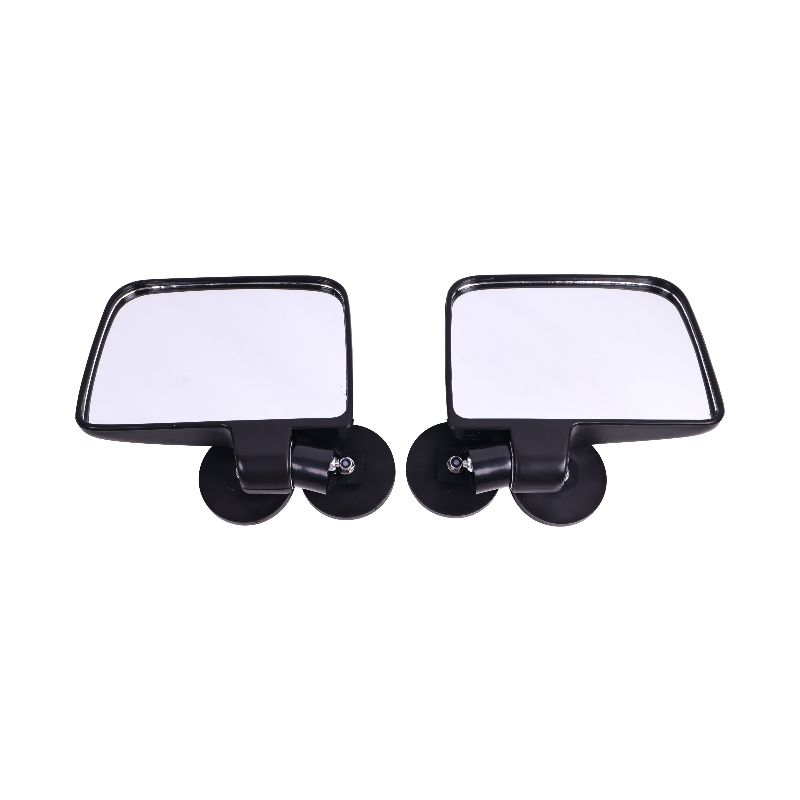 1 Pair Rubber Coated Magnetic Side Mirror 03RVM0001BBK for Kubota John Deere Forklift Tractor