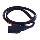2-Pin Battery Cable Harness Kit Truck Side 61169 8274 with Plug Cover for Western Fisher Snow Plows