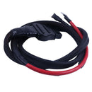 2-Pin Battery Cable Harness Kit Truck Side 61169 8274 with Plug Cover for Western Fisher Snow Plows