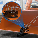 2" Clamp on Trailer Hitch Receiver Tractor Bucket Hitch Non-Slip Ball Mount Adapter for Kubota John Deere Bobcat