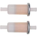 2 Pcs Fuel Filter 49019-1055 49019-0032 for Kawasaki Engine FD501D FD501V FD590V FD611V Utility Vehicle Mule 610 600 2510 3010