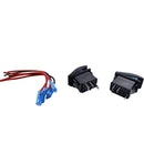 2 Pieces 12V 20A Blue LED 3 Pin SPST ON/Off Rocker Switch for UTV RZR ATV RV Truck Car Automotive Boat