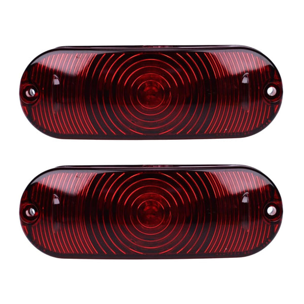 2 Pieces 12V 27W Red Light Assembly 87627854 for CASE Combine 5088 6130 6140 7120 8120 8230 New Holland Loader C227 C232 L213 L223