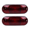 2 Pieces 12V 27W Red Light Assembly 87627854 for CASE Combine 5088 6130 6140 7120 8120 8230 New Holland Loader C227 C232 L213 L223
