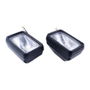 2 Pieces 24V Head Lamp Assembly 417-06-23212 for Komatsu Wheel Loader WA100-3 WA120-3 WA150-3 WA180-3 WA200-3 WA250-3 WA350-3