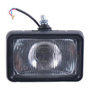 2 Pieces 24V Head Lamp Assembly 417-06-23212 for Komatsu Wheel Loader WA100-3 WA120-3 WA150-3 WA180-3 WA200-3 WA250-3 WA350-3