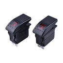 2 Pieces 5 Pins On-On Rocker Start Stop Switch 308-1038 for Onan Cummins RV Generator