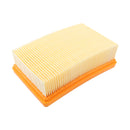 2 Pieces Flat Pleated Filter 2.863-005.0 for Karcher Wet &amp; Dry Vacuum Cleaner WD4 WD5 WD6 WD7 WD5/P WD6PS MV4 MV5 MV6 KWD4 KWD5 KWD6