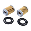 2 Pieces Fuel Pump Filter 35-49088A2 312456 for Mercruiser 120 140 160 165 2.5L 3.0L OMC 80HP 90HP 100HP 140HP 200HP 210HP 215HP 245HP Engine