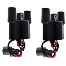 2 Pieces Ignition Coil F6T557 21121-3722 21121-0720 63P-82310-01-00 for Yamaha F60 4 Stroke F150 F50 F75 F90 Kawasaki Motorcycle