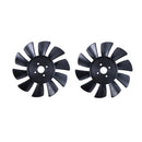 2 Pieces Nylon Fan Blade 320857 320859 for Grasshopper Mower 1210 1212 1622 1822 329B 2132 220 223 225 227 321D 322D 325D 327 329 432 440B 727A 928D2 940G3