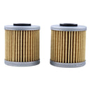 2 Pieces Oil Filter 16510-16H11 for Suzuki Outboard 4HP 6HP 2017-2024