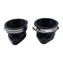2 Pieces Throttle Body Intake Manifold Boot Adapter 1205301 1204490 for Polaris RZR Ranger XP 900 2011-2019