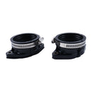 2 Pieces Throttle Body Intake Manifold Boot Adapter 1205301 1204490 for Polaris RZR Ranger XP 900 2011-2019