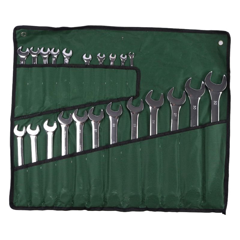 22 Pieces Aftermarket John Deere Metric Full-Polished Combination Wrench Set TY19977