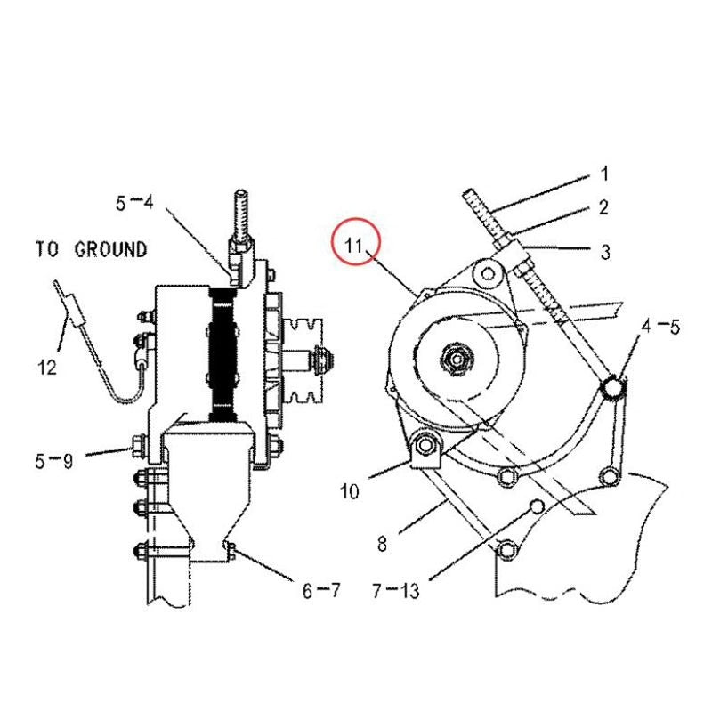 24V Alternator 107-7977 132-2156 for Caterpillar CAT Engine 3116 C9 Excavator 320B 325B 330B 345B L 350 365B