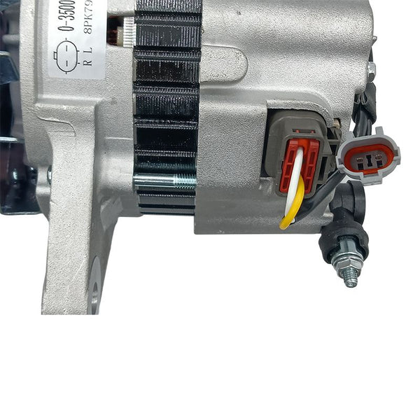 24V Alternator 8-98092116-1 8-97375017-1 for Isuzu Engine 4HK1 Hitachi Excavator ZAX230 ZAX240-3 ZX170W-3 ZX200-3 ZX280L-3