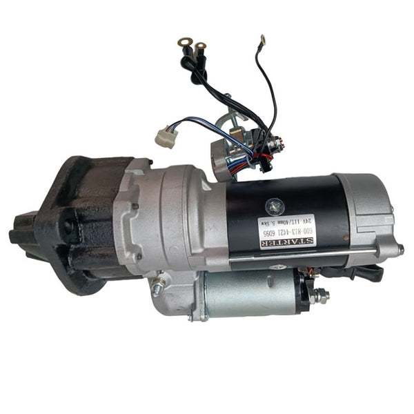 24V 11T Starter Motor 600-813-4421 for Komatsu Engine 6D95 S4D95L-1 Excavator PC120-6 PC100-6 PC200-5 PC210-6 PC220-6