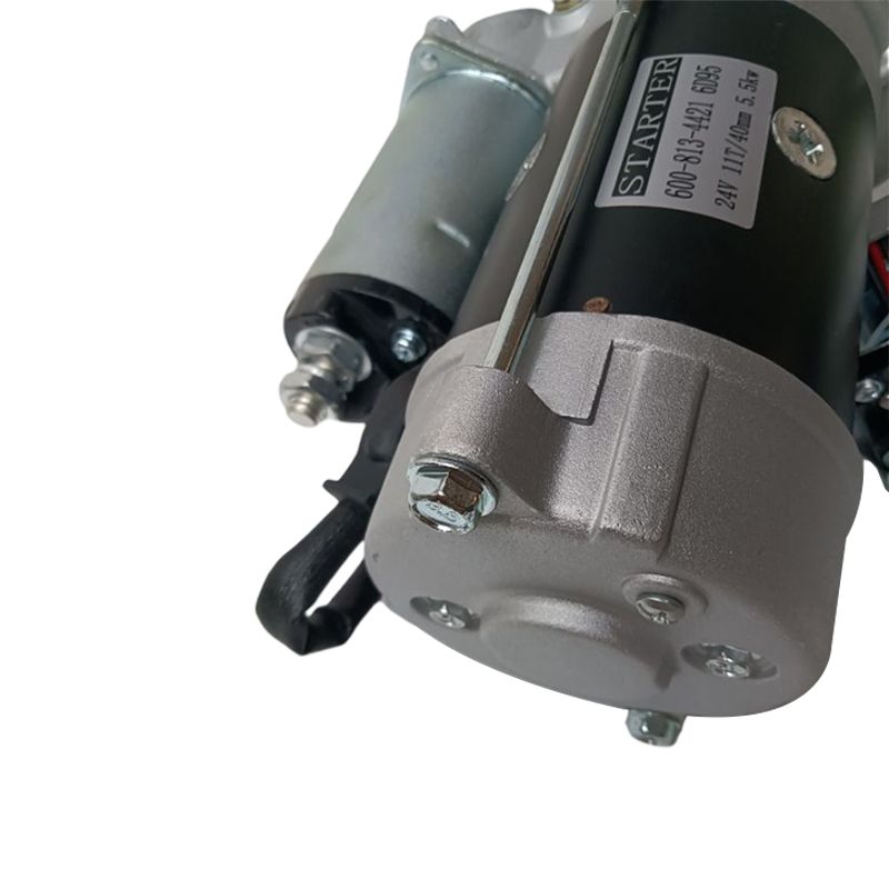 24V 11T Starter Motor 600-813-4421 for Komatsu Engine 6D95 S4D95L-1 Excavator PC120-6 PC100-6 PC200-5 PC210-6 PC220-6