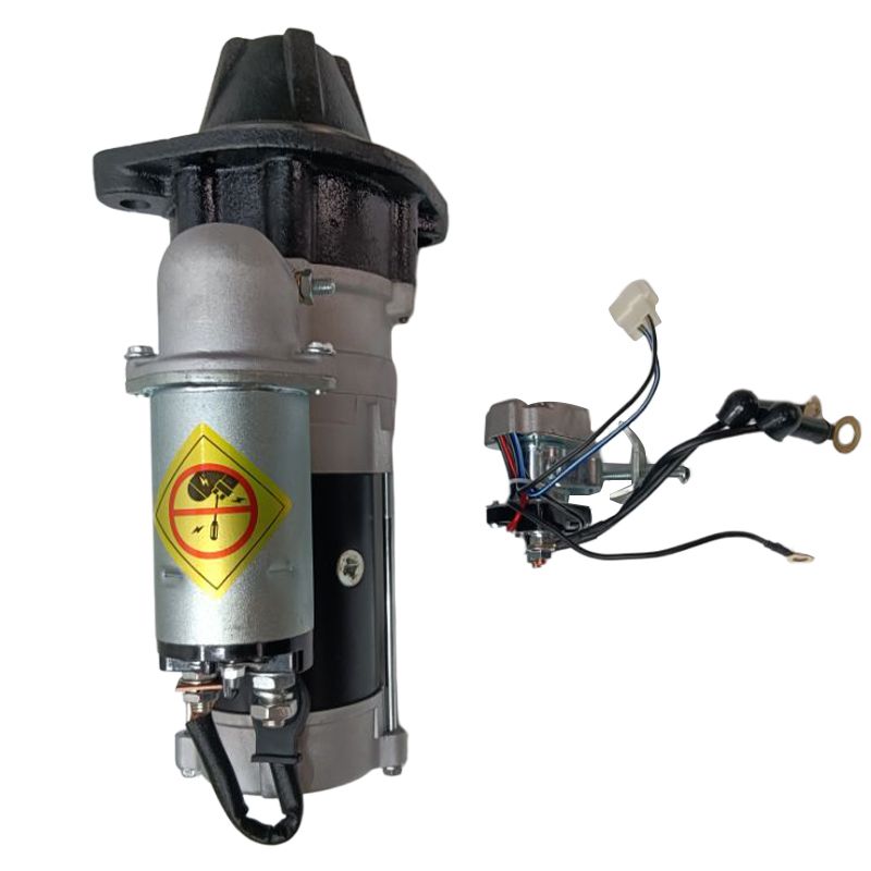 24V 11T Starter Motor 600-813-4421 for Komatsu Engine 6D95 S4D95L-1 Excavator PC120-6 PC100-6 PC200-5 PC210-6 PC220-6