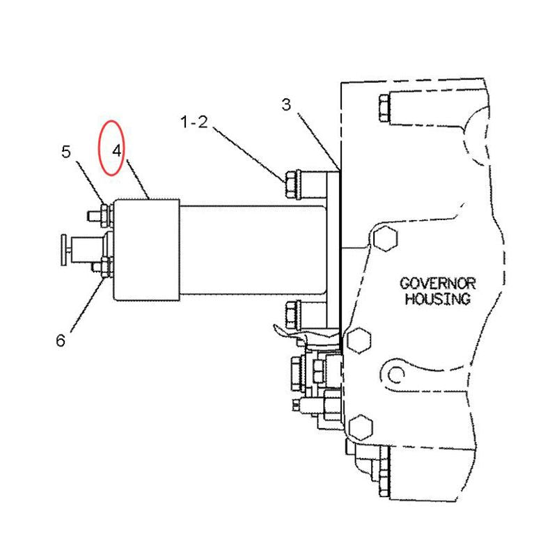 24V Fuel Shut Off Solenoid 3E-7985 for Caterpillar CAT 3306 3304 Engine 330 330L 330B 350 350L Excavator