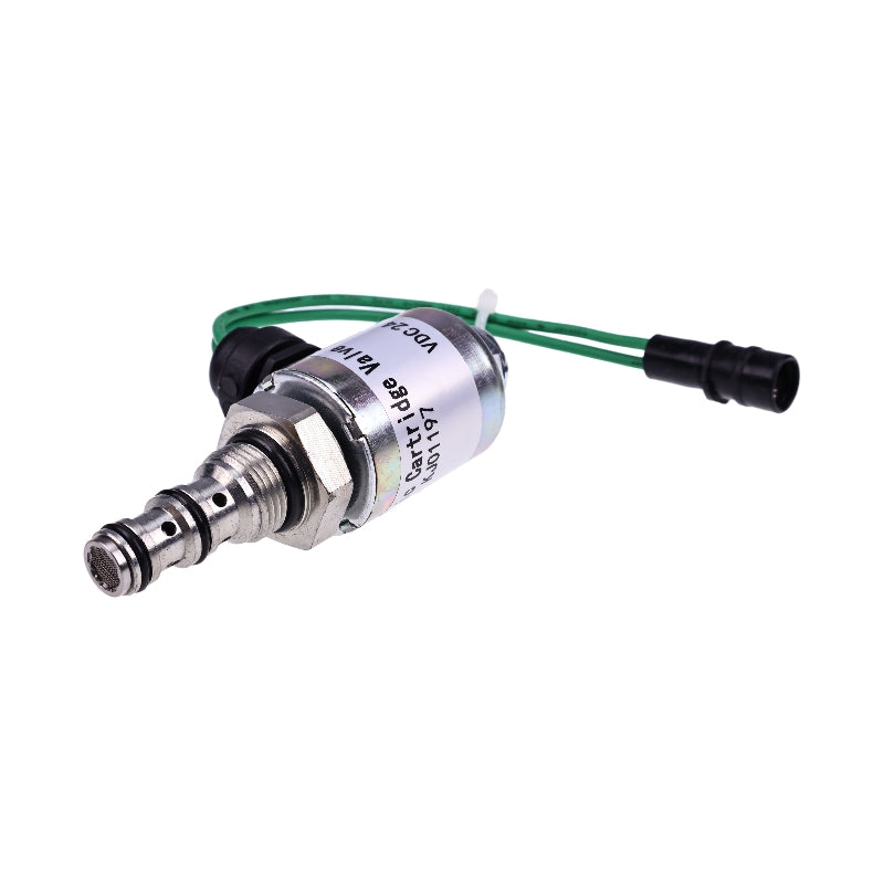 24V Solenoid Valve 3E-6269 for Caterpillar CAT Engine 3114 3116 3126 C15 Wheel Loader 910E 910F 918F 924F 928G