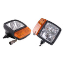 24V Left & Right Headlamp 51455697 51455700 for CASE Loader 521D 521E 521F 521G 621D 621E 621F 621G 721E 721F 721G 821C 821E 821F