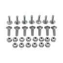 28 Pieces Bumper Bolt & Nut 4A00080-A for Chevrolet Chevelle El Camino Nova Pontiac GTO 1964-1972
