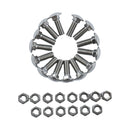 28 Pieces Bumper Bolt & Nut 4A00080-A for Chevrolet Chevelle El Camino Nova Pontiac GTO 1964-1972