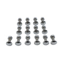 28 Pieces Bumper Bolt & Nut 4A00080-A for Chevrolet Chevelle El Camino Nova Pontiac GTO 1964-1972