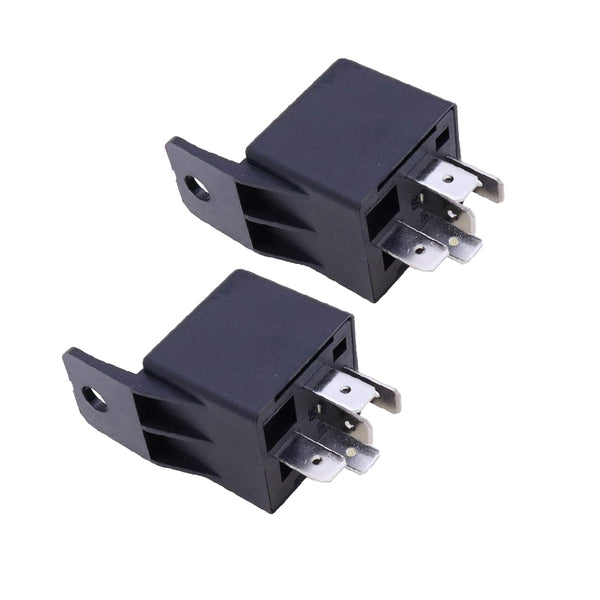 2 Pcs 12V 30A 5 Terminal Electrical Relay 7374708 for Bobcat Tractor CT1021 CT1025 CT2025 CT2035 CT2040 CT2535CH CT2540CH