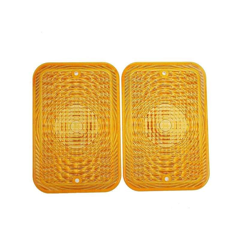 2 Pcs Amber Light Lens LVU18745 for John Deere Engine 4024 4045 Tractor 2305 2520 3320 4105 4120 4310 4500 4600 5415 1023E