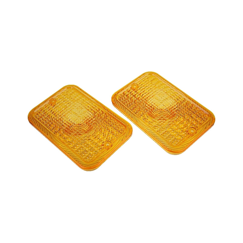 2 Pcs Amber Light Lens LVU18745 for John Deere Engine 4024 4045 Tractor 2305 2520 3320 4105 4120 4310 4500 4600 5415 1023E