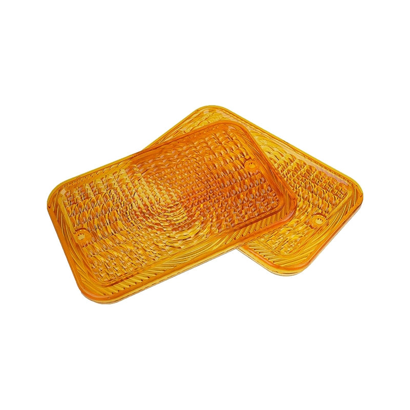 2 Pcs Amber Light Lens LVU18745 for John Deere Engine 4024 4045 Tractor 2305 2520 3320 4105 4120 4310 4500 4600 5415 1023E