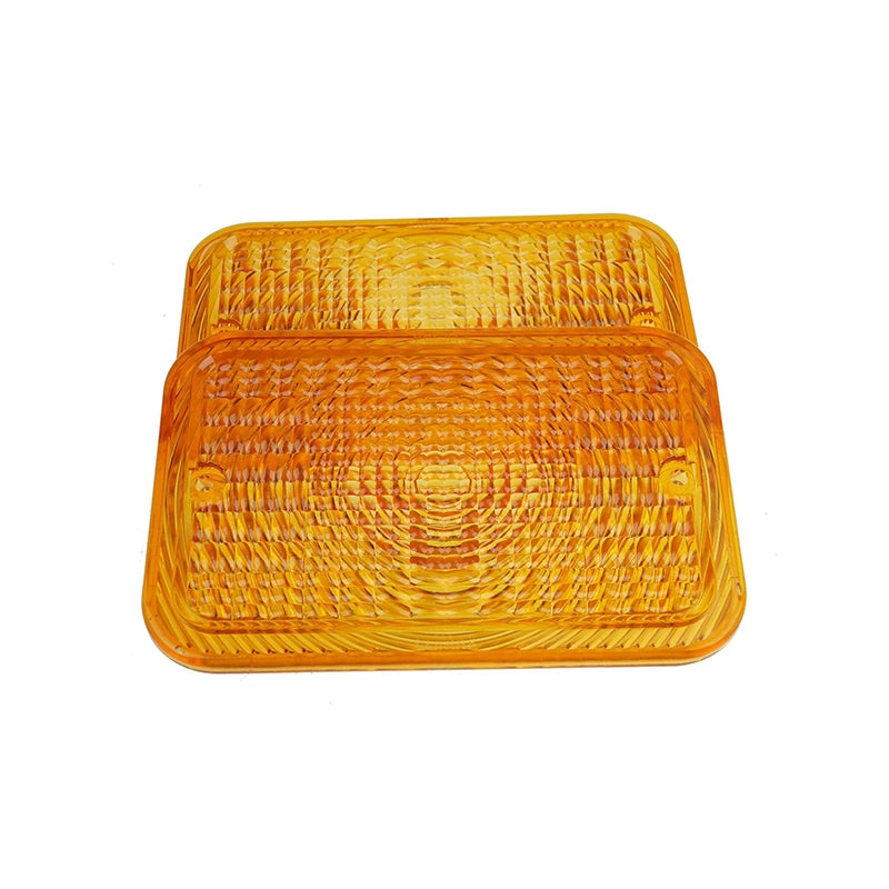 2 Pcs Amber Light Lens LVU18745 for John Deere Engine 4024 4045 Tractor 2305 2520 3320 4105 4120 4310 4500 4600 5415 1023E
