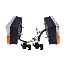 2Pcs Front Side Light Lamp 700/30800 for JCB Backhoe Loader 2CX 3C 3CX 3D 4C 4 4CX 1400B-2 1550B-2 1600B-2 1700B-2 3D-4 3DS-4