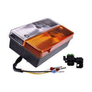 2Pcs Front Side Light Lamp 700/30800 for JCB Backhoe Loader 2CX 3C 3CX 3D 4C 4 4CX 1400B-2 1550B-2 1600B-2 1700B-2 3D-4 3DS-4