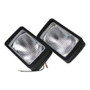 2Pcs Front & Rear Working Light 700/31800 for JCB Backhoe Loader 2CX 2CXL 2CXU 3CX 407 1400B。