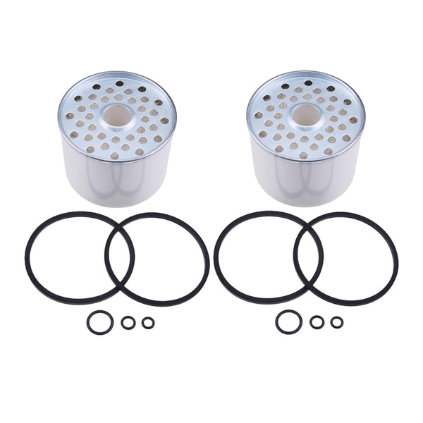 2Pcs Fuel Filter Element F003129 AT17387 for John Deere 400 350B 24 180 301 303 480 450 302 401 440 401B 300 570 544 401C 410 540